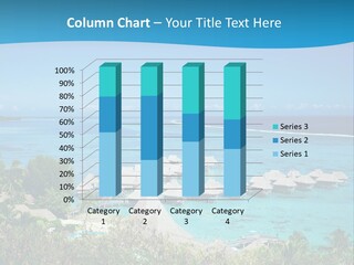 Turquoise Idyllic Lagoon PowerPoint Template