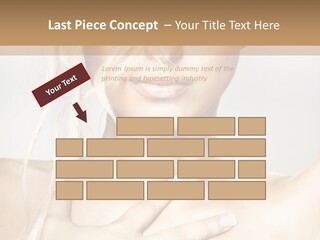 Fresh Skin Lips PowerPoint Template