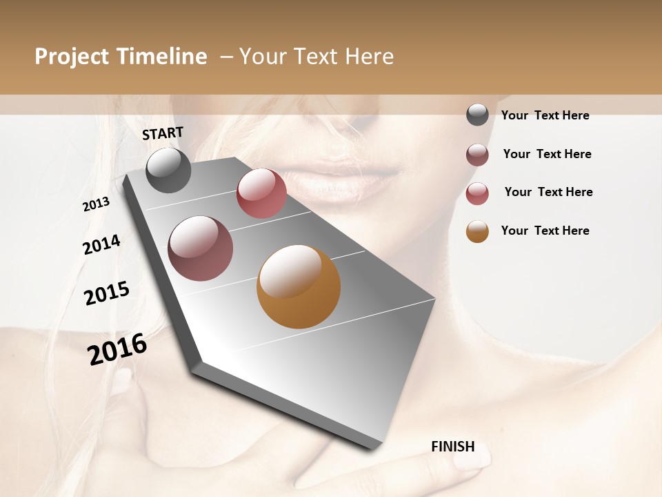 Fresh Skin Lips PowerPoint Template