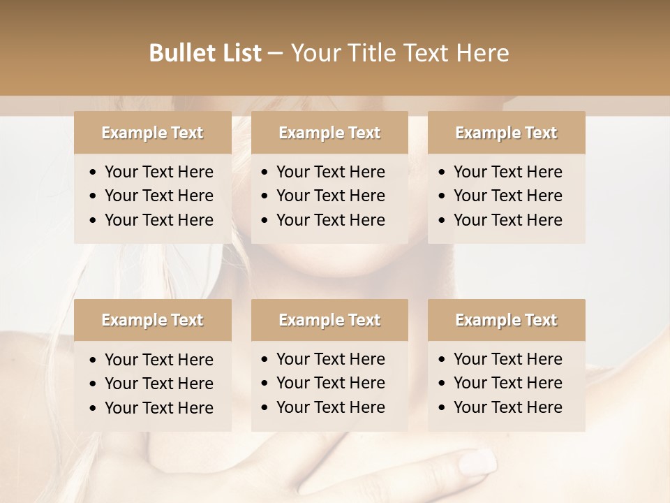 Fresh Skin Lips PowerPoint Template