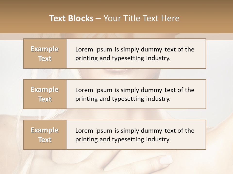 Fresh Skin Lips PowerPoint Template