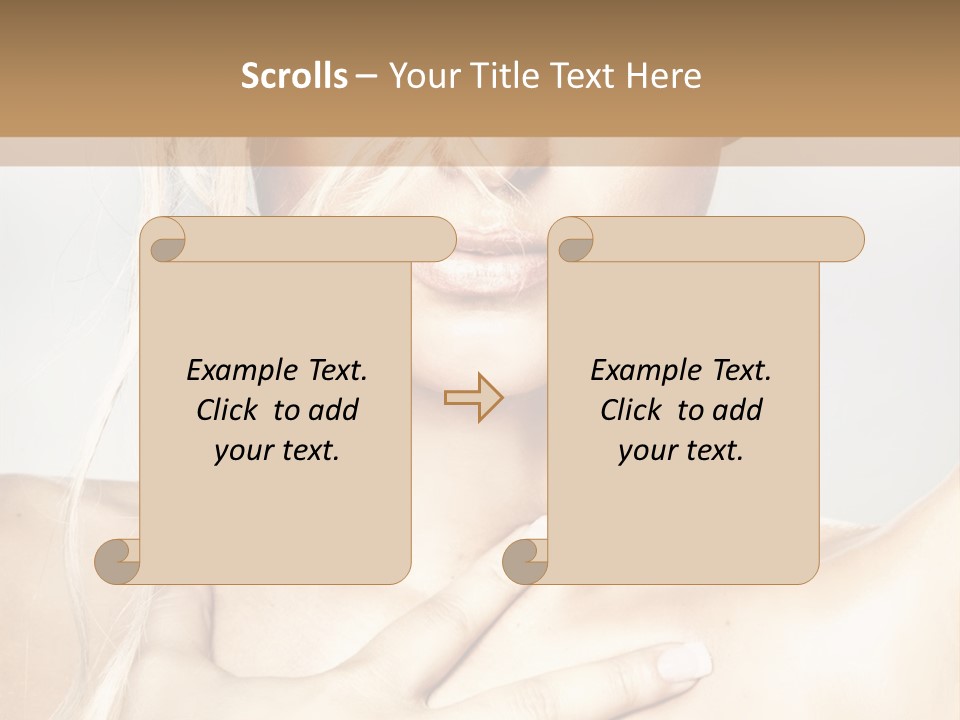 Fresh Skin Lips PowerPoint Template