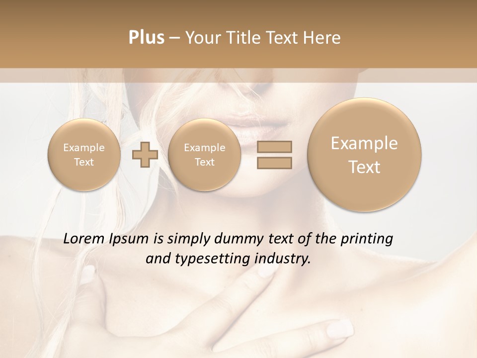 Fresh Skin Lips PowerPoint Template