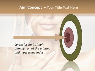 Fresh Skin Lips PowerPoint Template