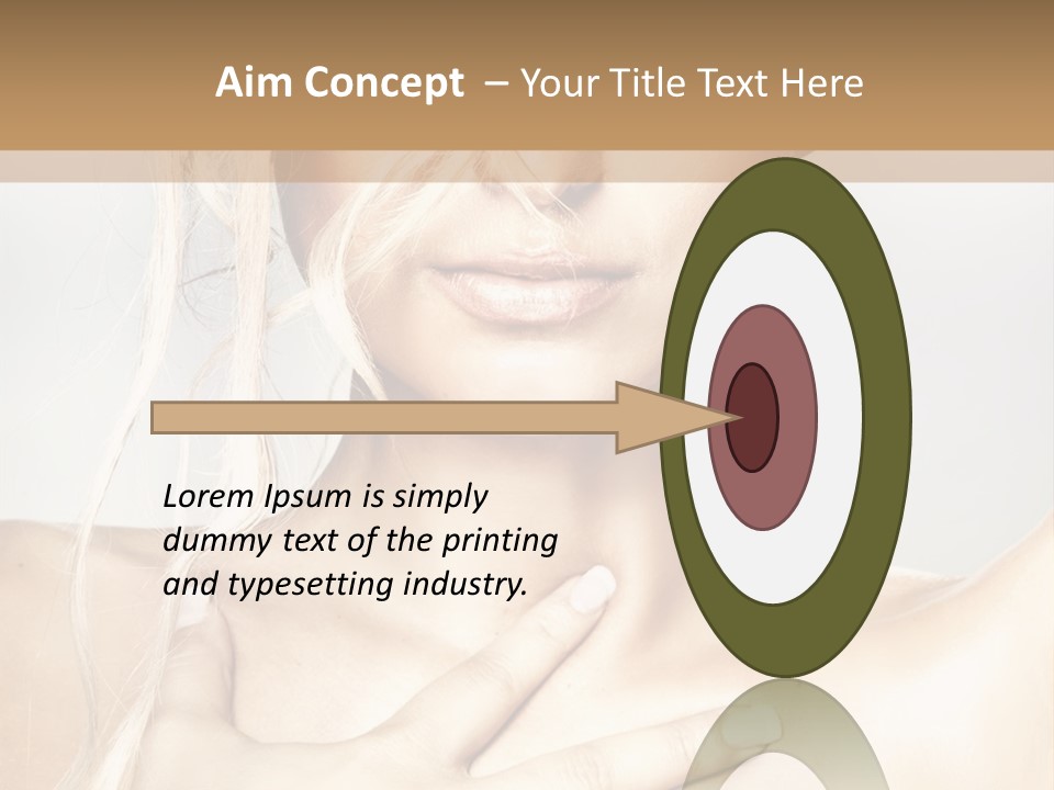 Fresh Skin Lips PowerPoint Template