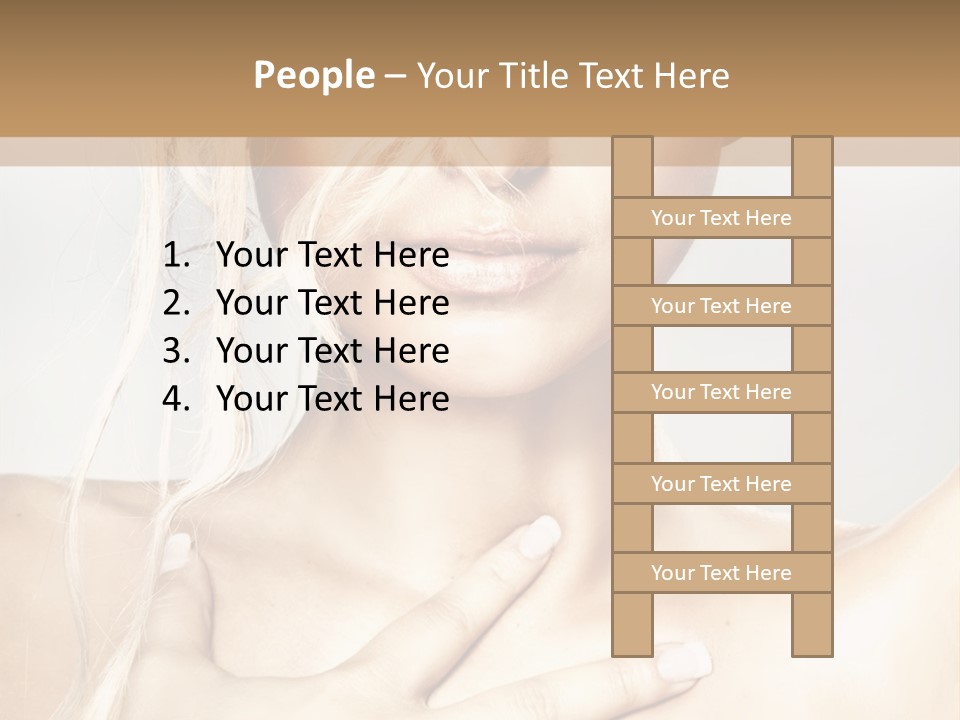 Fresh Skin Lips PowerPoint Template