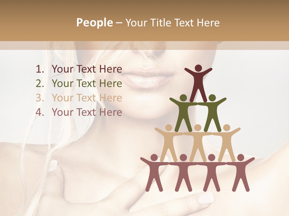 Fresh Skin Lips PowerPoint Template