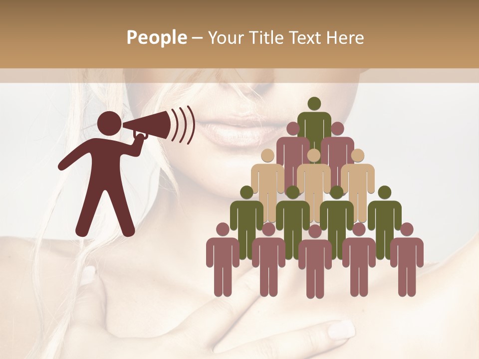 Fresh Skin Lips PowerPoint Template