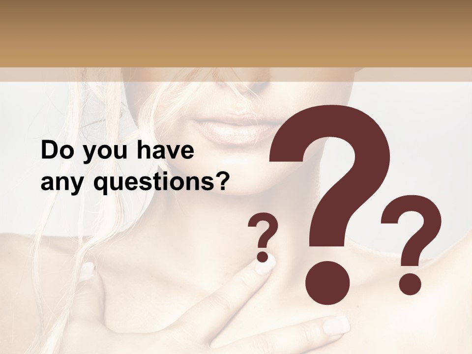 Fresh Skin Lips PowerPoint Template