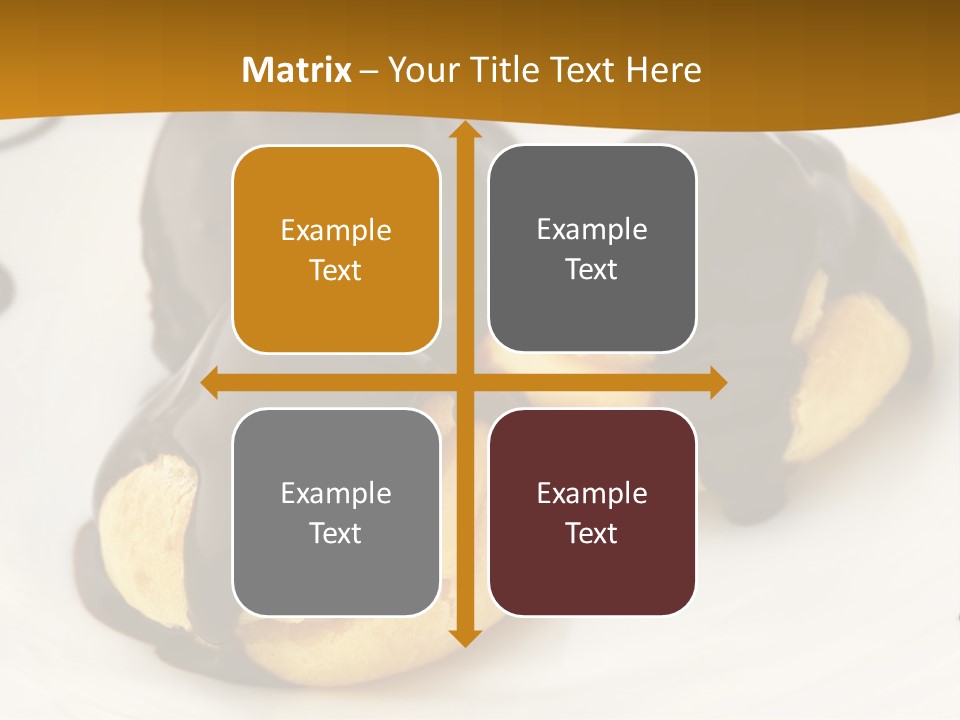 Creamy Sauce Food PowerPoint Template