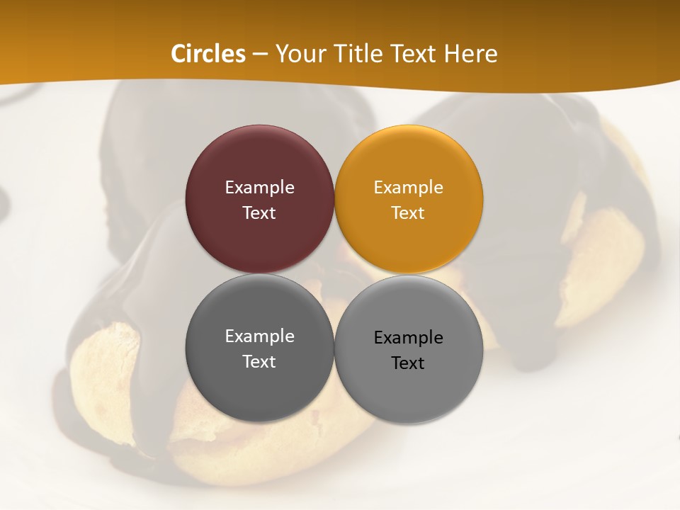 Creamy Sauce Food PowerPoint Template