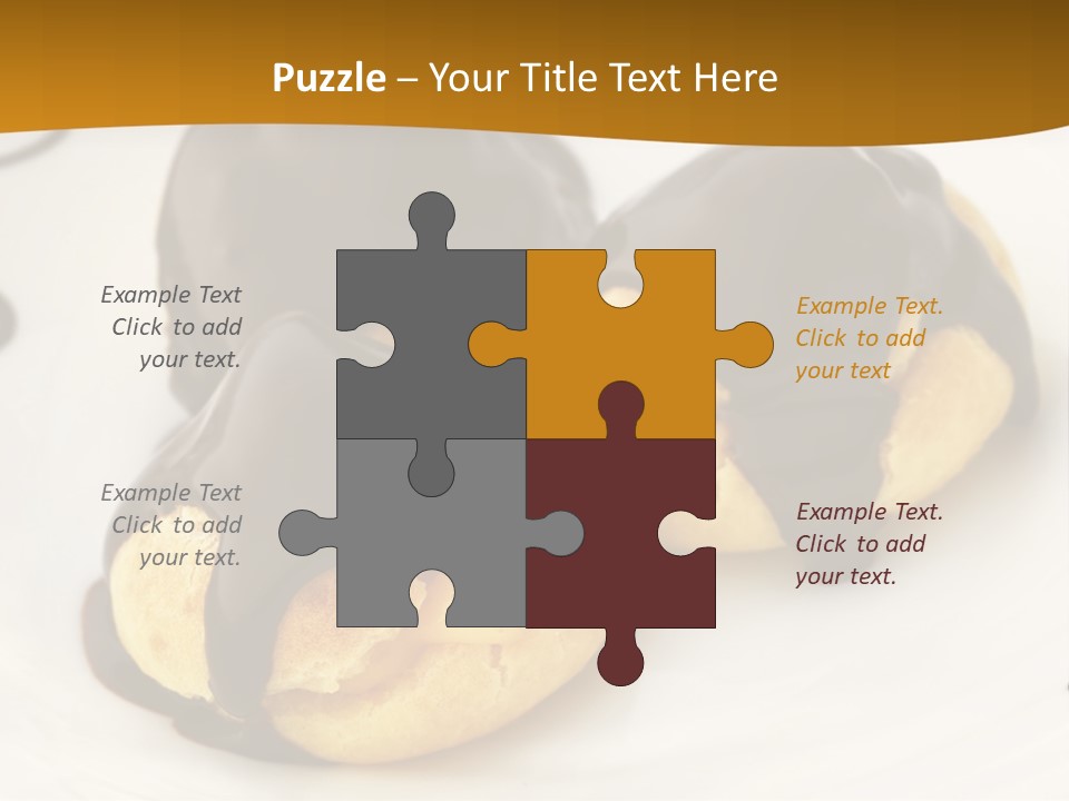 Creamy Sauce Food PowerPoint Template