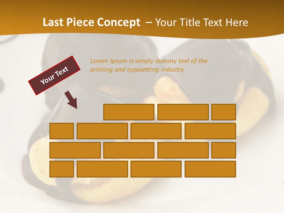 Creamy Sauce Food PowerPoint Template