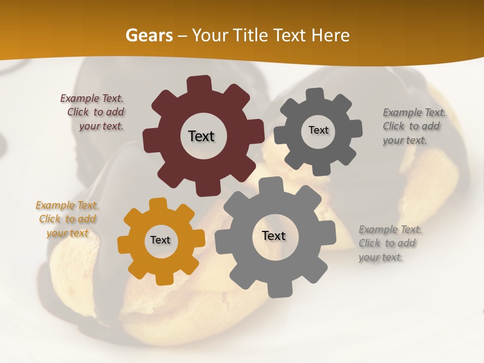 Creamy Sauce Food PowerPoint Template
