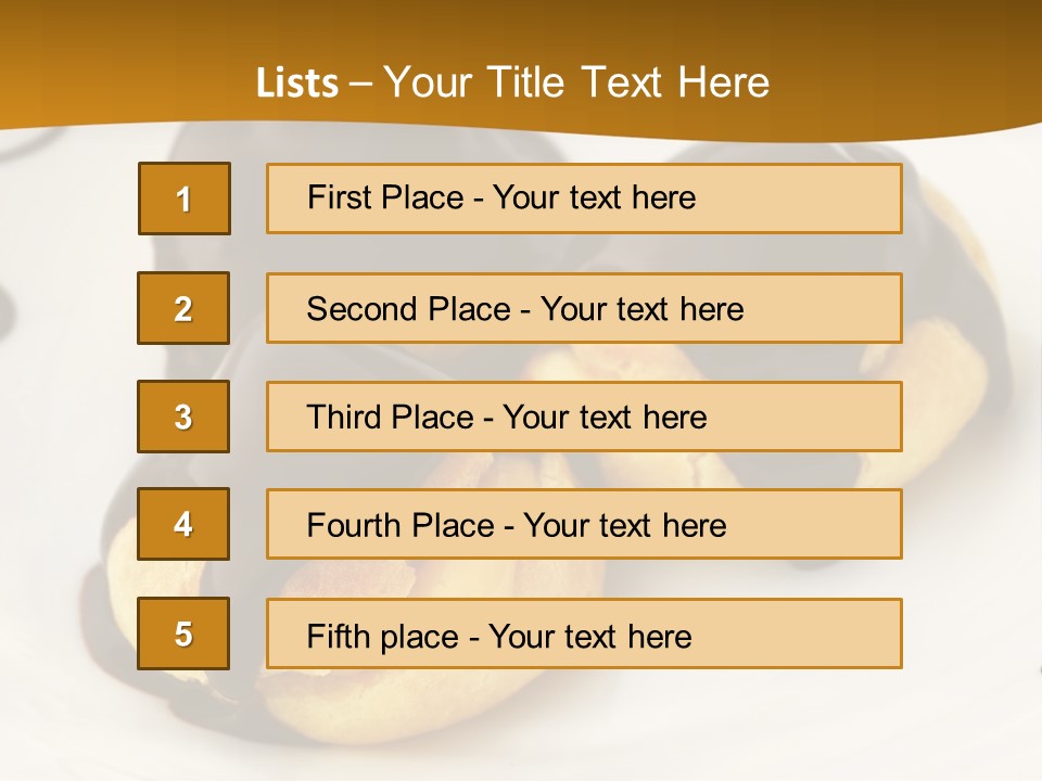 Creamy Sauce Food PowerPoint Template