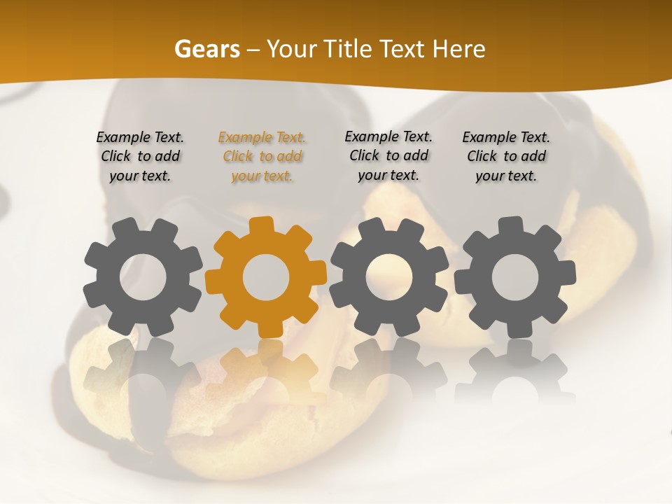 Creamy Sauce Food PowerPoint Template