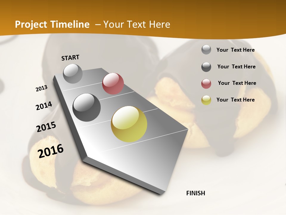 Creamy Sauce Food PowerPoint Template