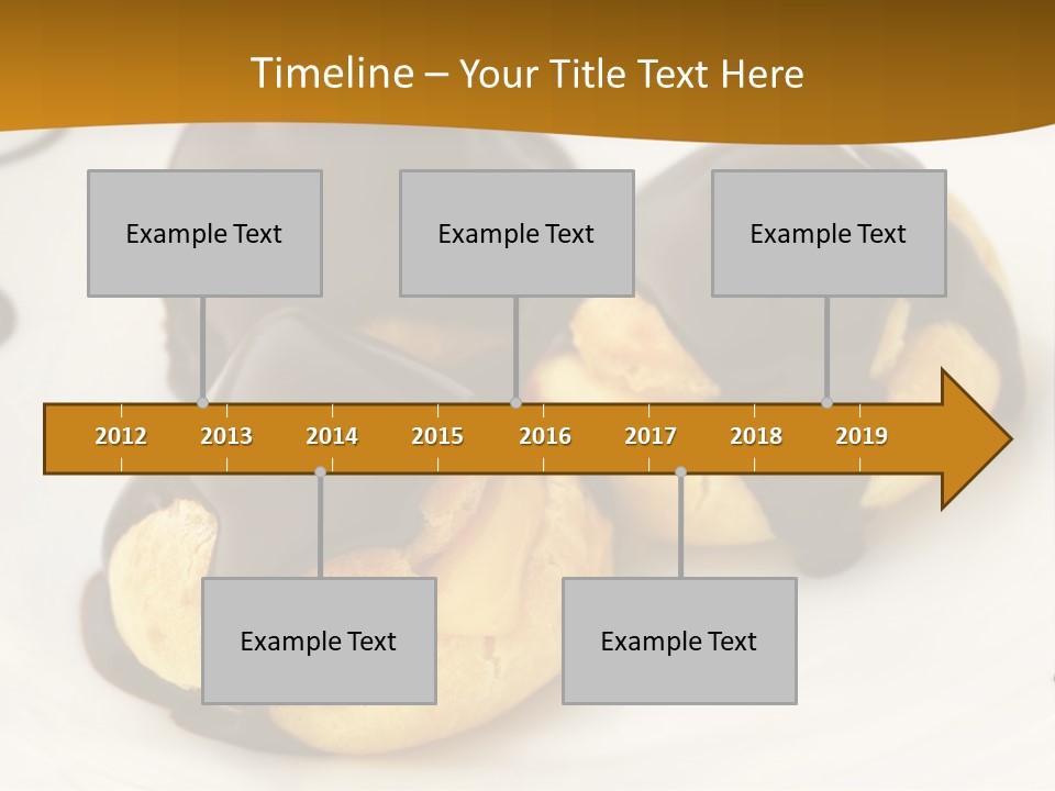 Creamy Sauce Food PowerPoint Template