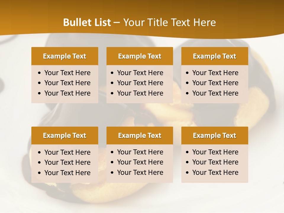 Creamy Sauce Food PowerPoint Template