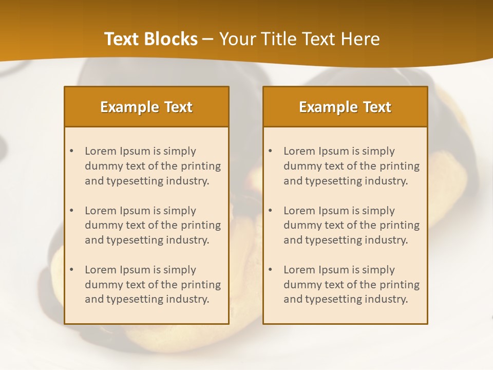Creamy Sauce Food PowerPoint Template
