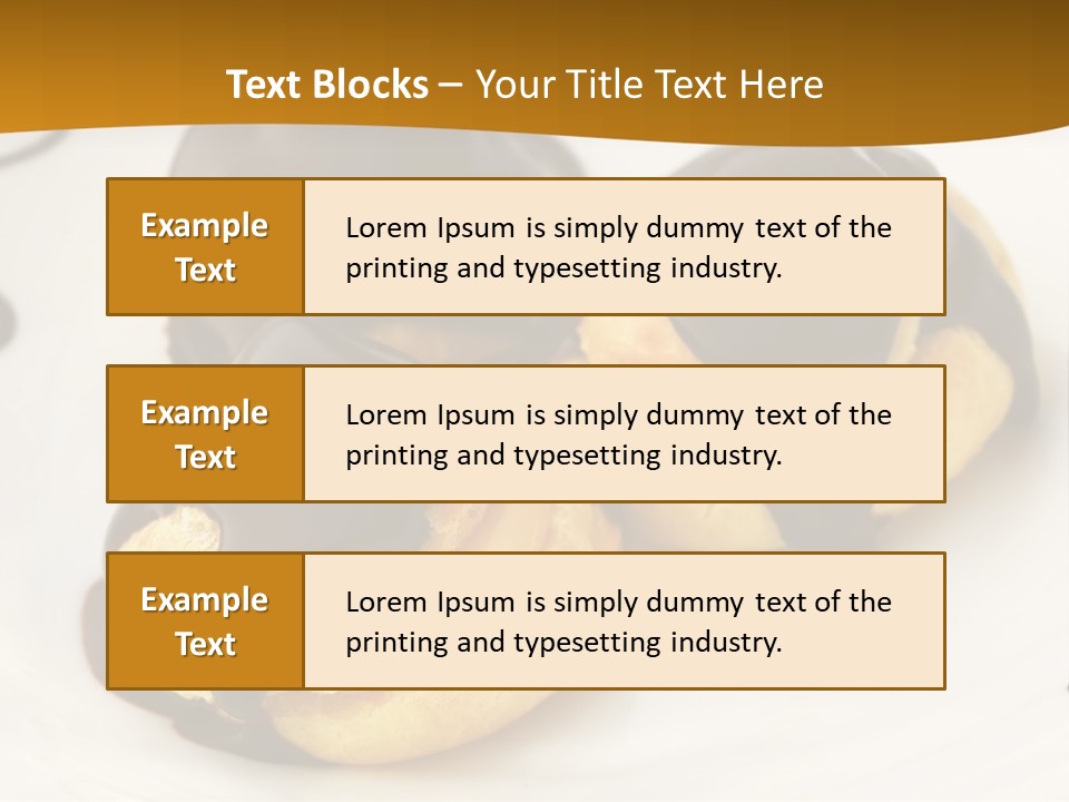 Creamy Sauce Food PowerPoint Template