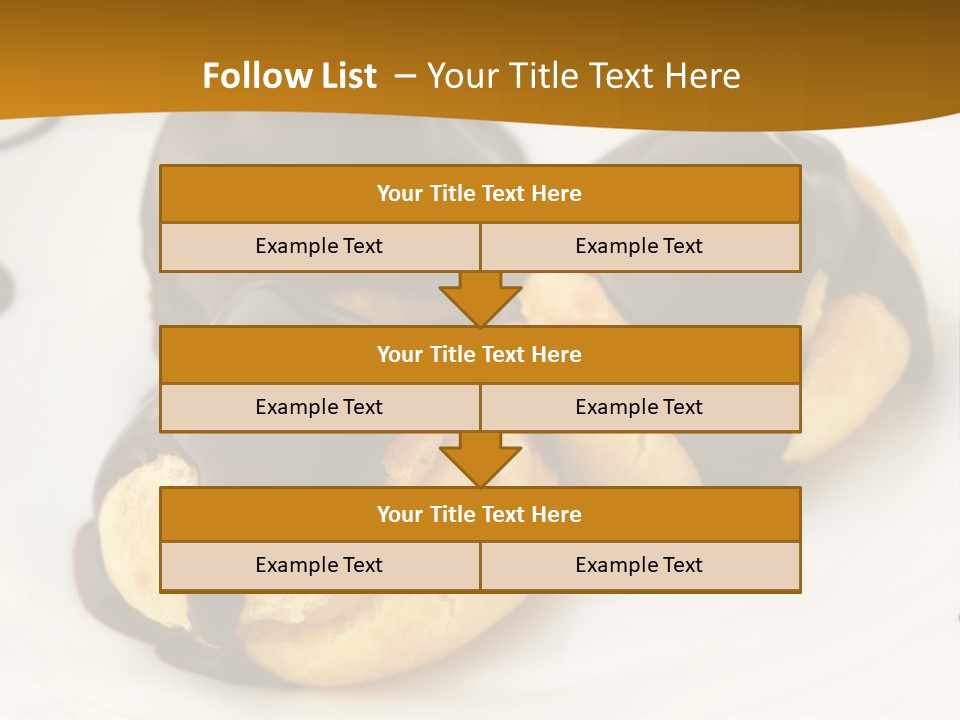 Creamy Sauce Food PowerPoint Template