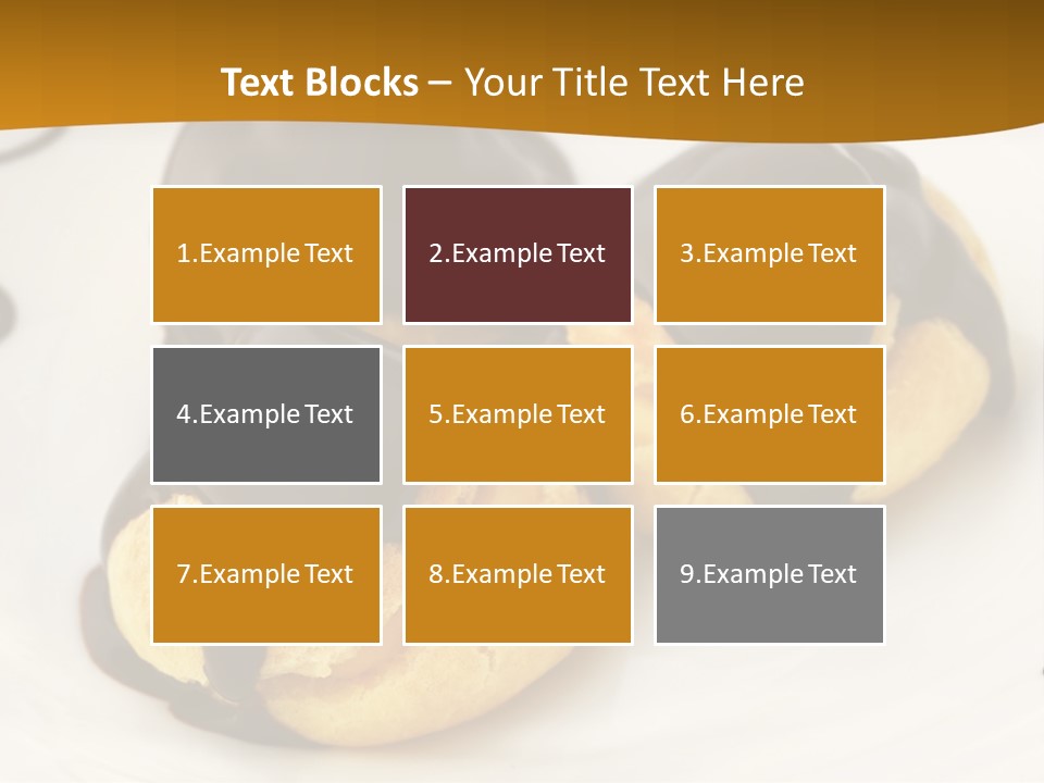 Creamy Sauce Food PowerPoint Template