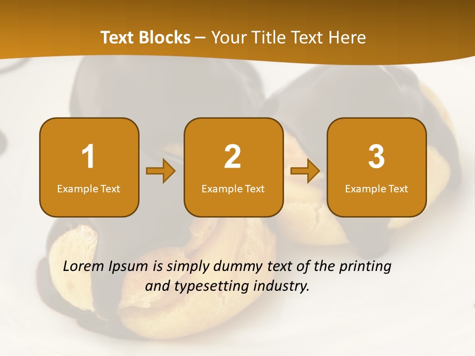 Creamy Sauce Food PowerPoint Template
