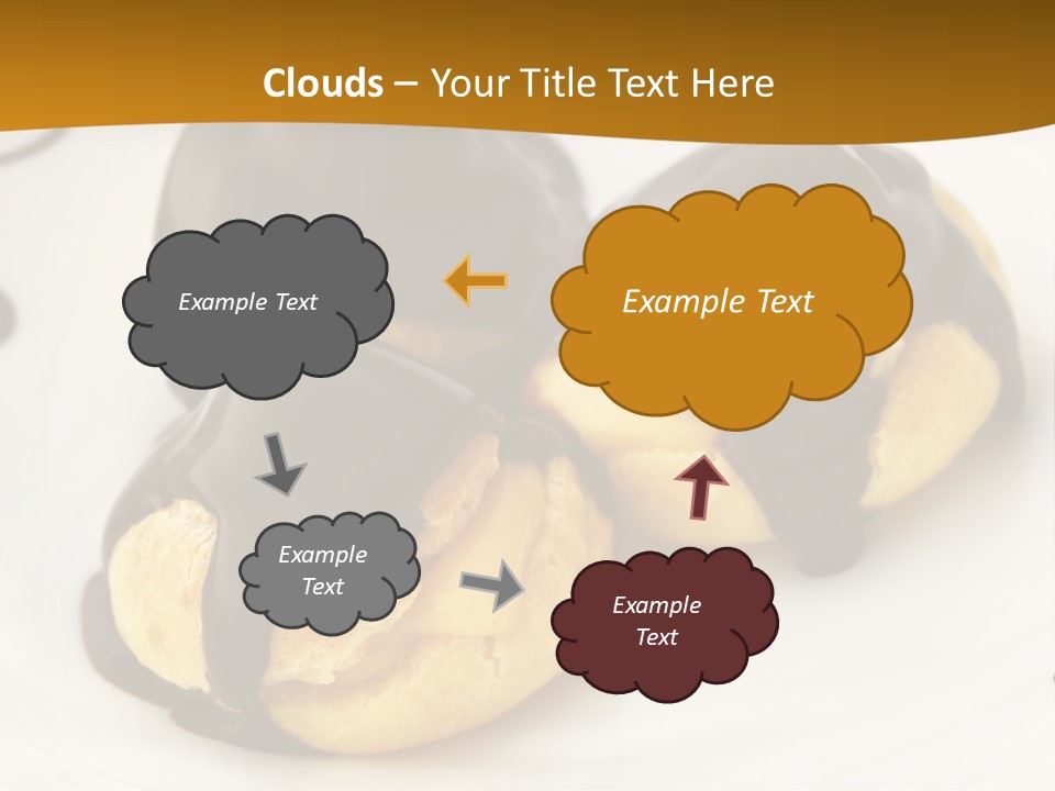 Creamy Sauce Food PowerPoint Template