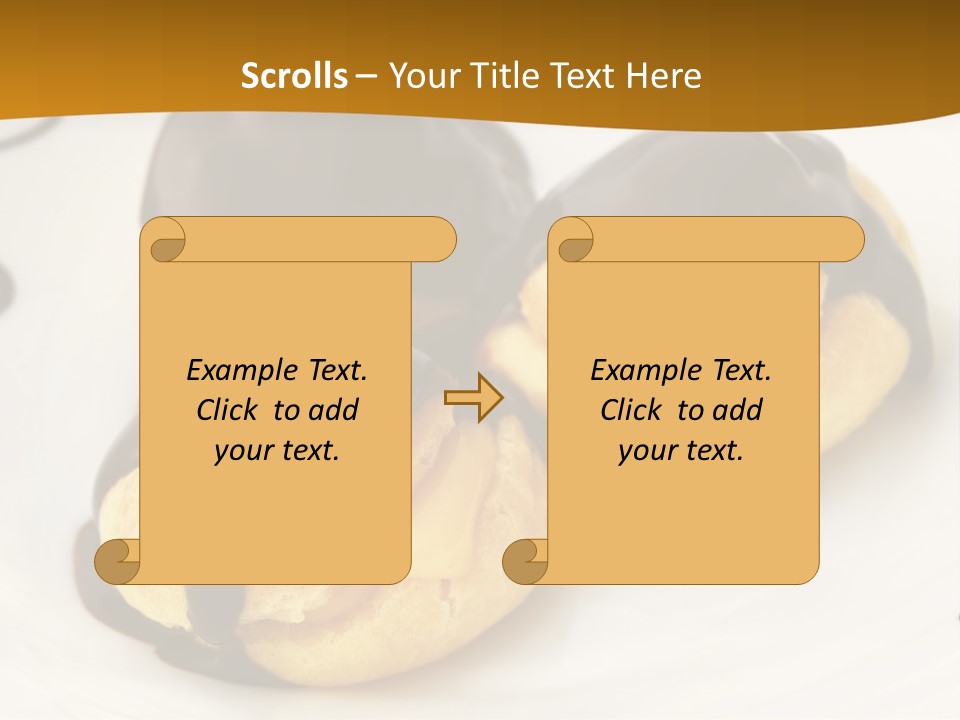 Creamy Sauce Food PowerPoint Template