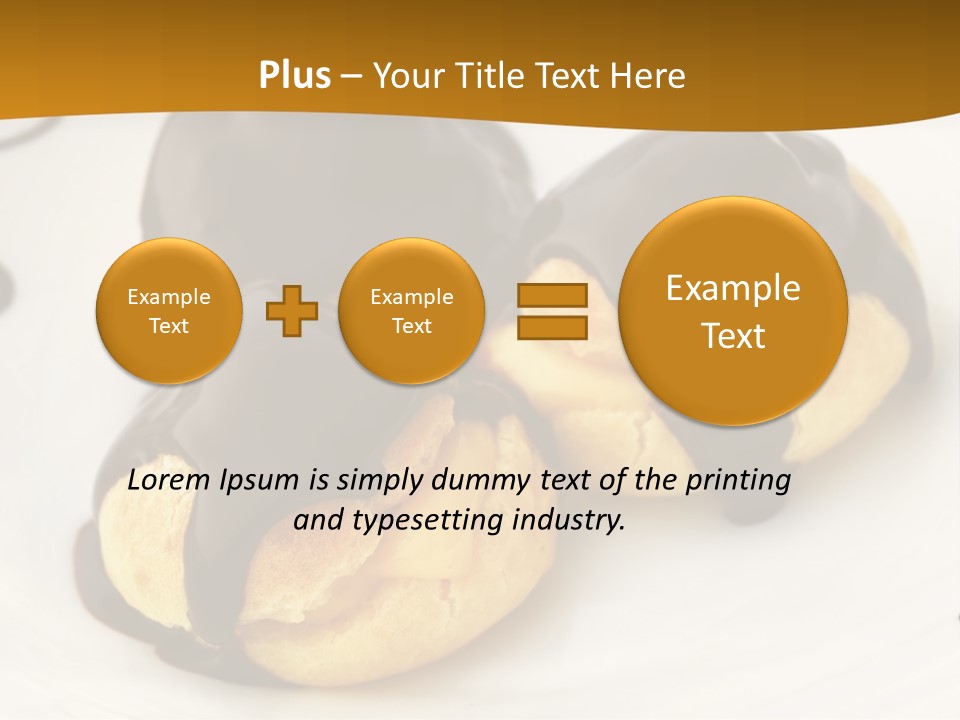 Creamy Sauce Food PowerPoint Template
