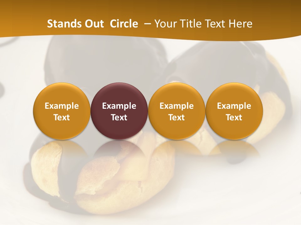 Creamy Sauce Food PowerPoint Template