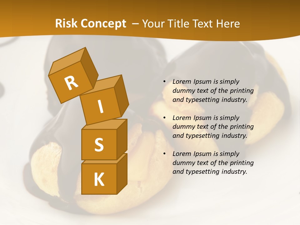 Creamy Sauce Food PowerPoint Template
