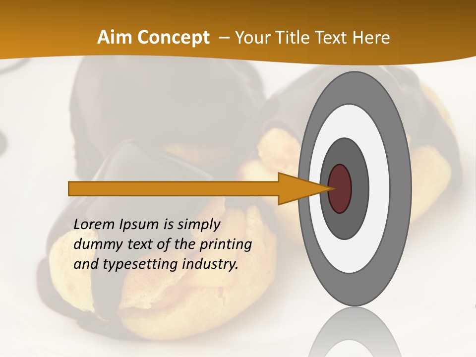 Creamy Sauce Food PowerPoint Template