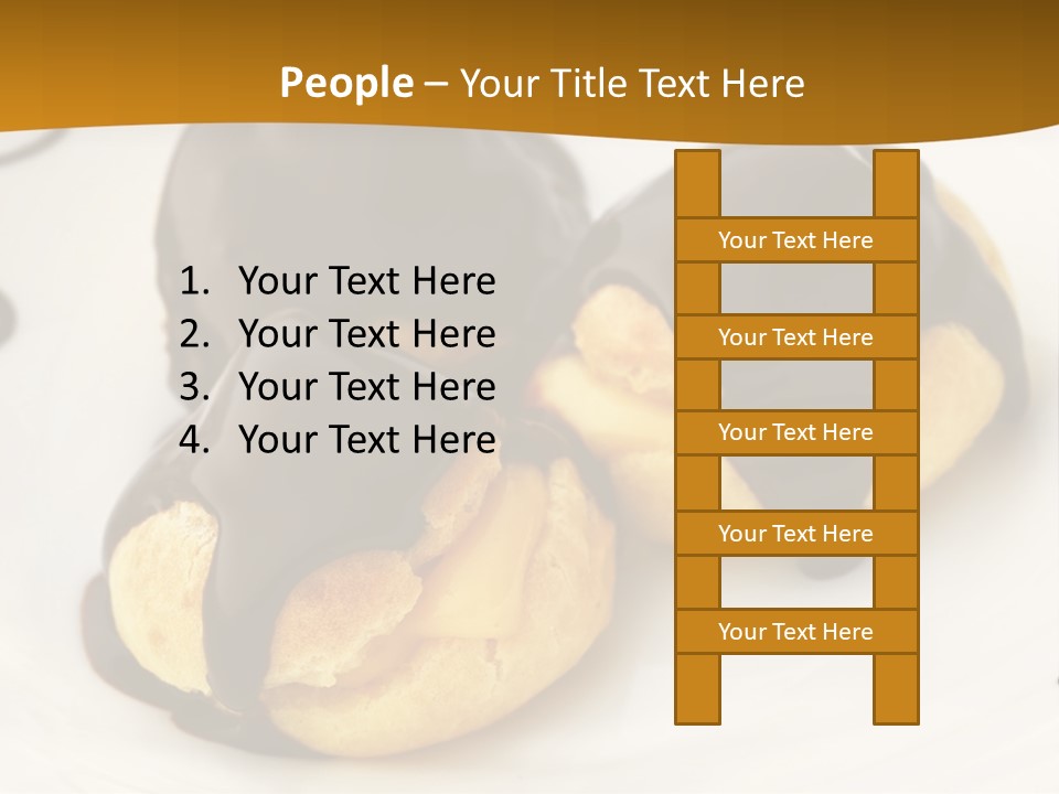 Creamy Sauce Food PowerPoint Template