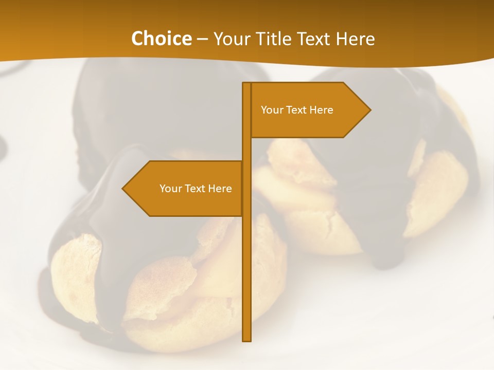 Creamy Sauce Food PowerPoint Template