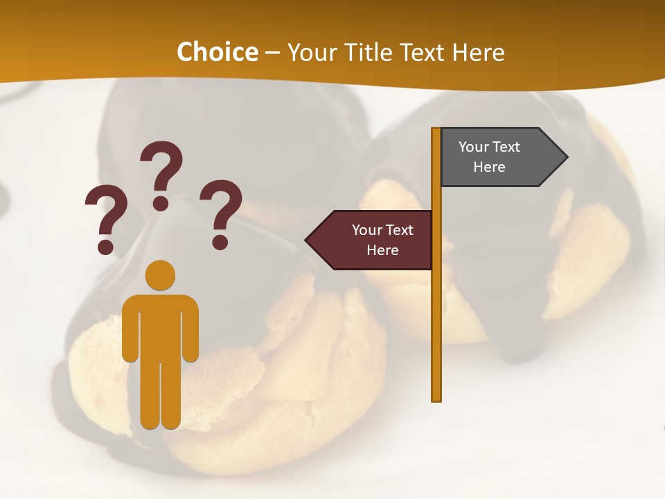 Creamy Sauce Food PowerPoint Template