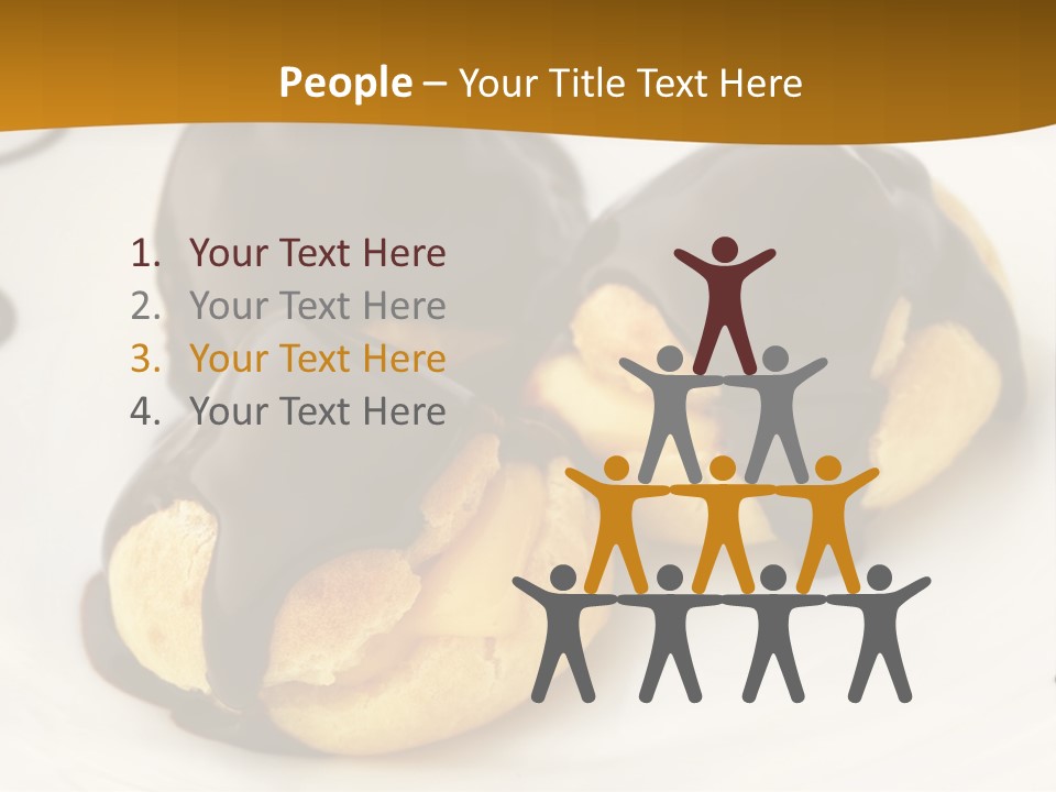 Creamy Sauce Food PowerPoint Template