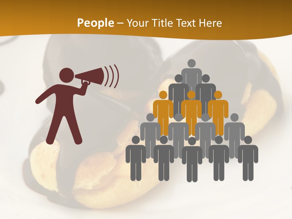 Creamy Sauce Food PowerPoint Template