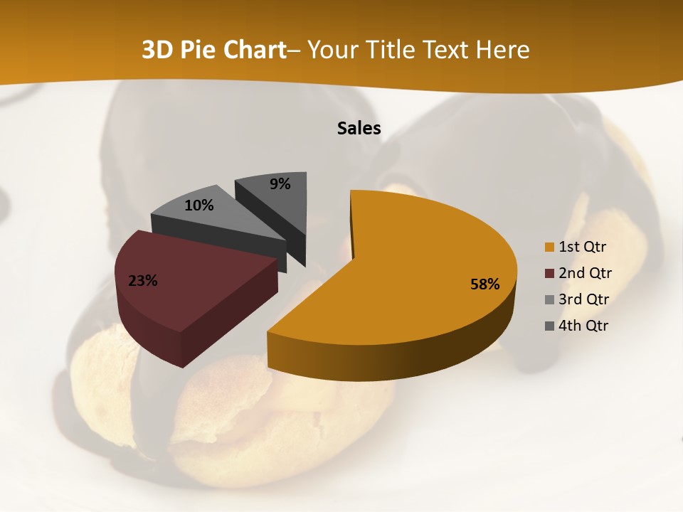 Creamy Sauce Food PowerPoint Template