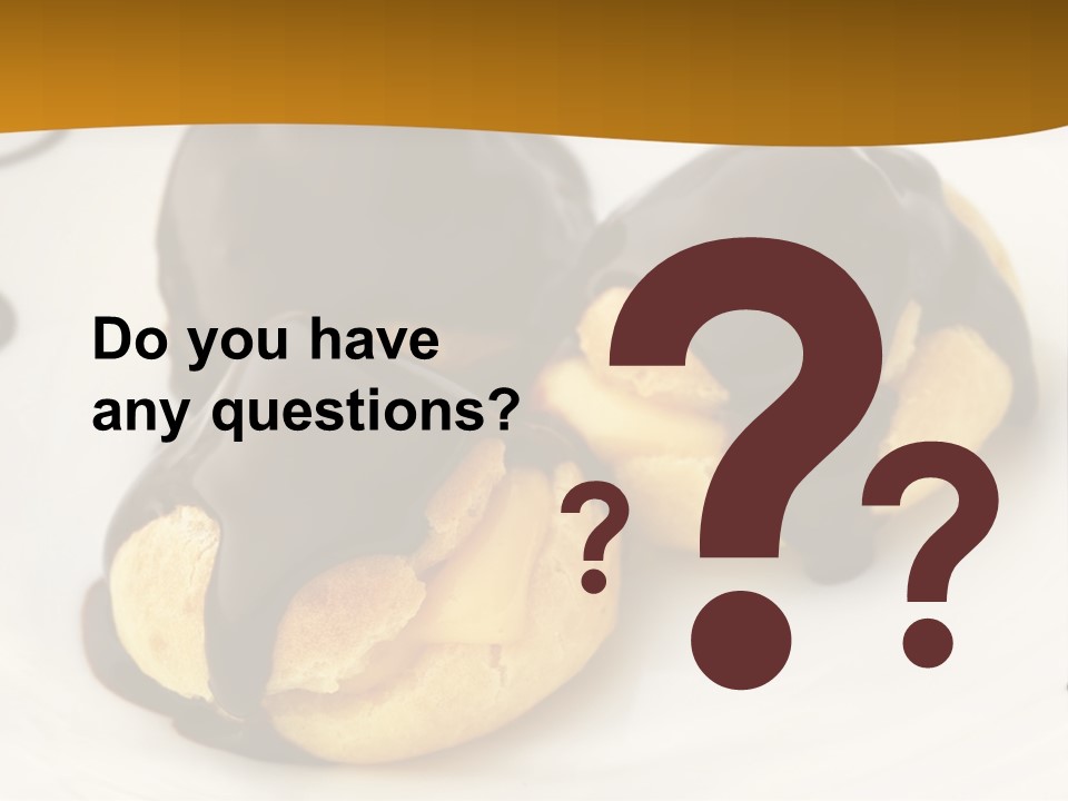 Creamy Sauce Food PowerPoint Template