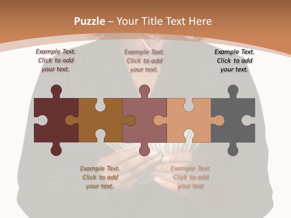 Surprised Pretty American PowerPoint Template