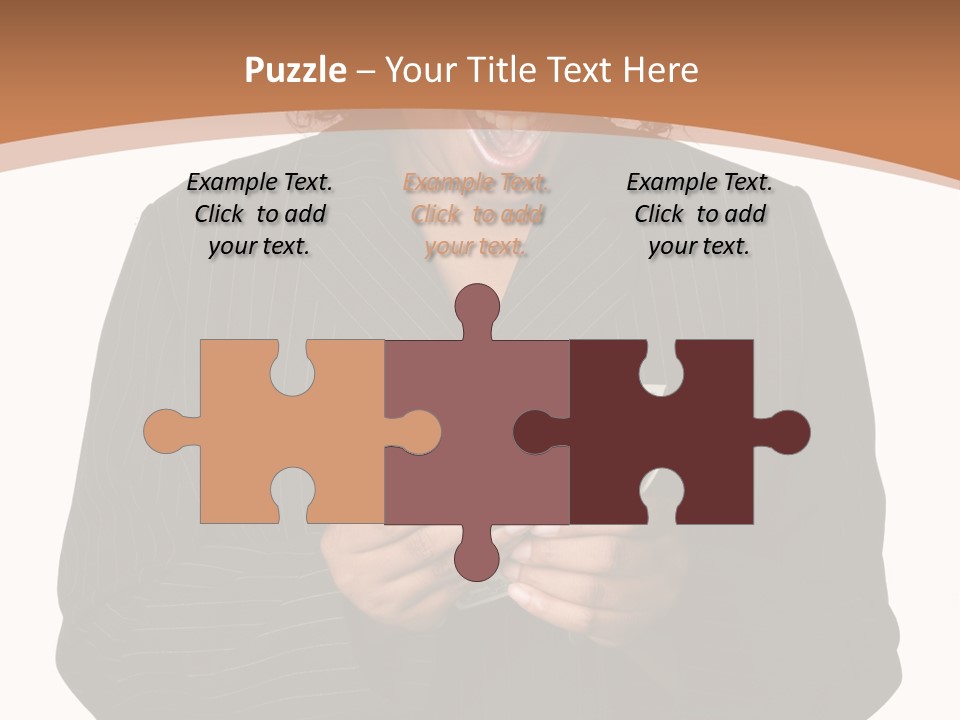 Surprised Pretty American PowerPoint Template