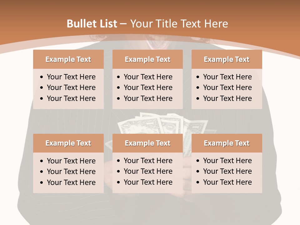 Surprised Pretty American PowerPoint Template