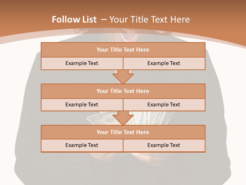 Surprised Pretty American PowerPoint Template