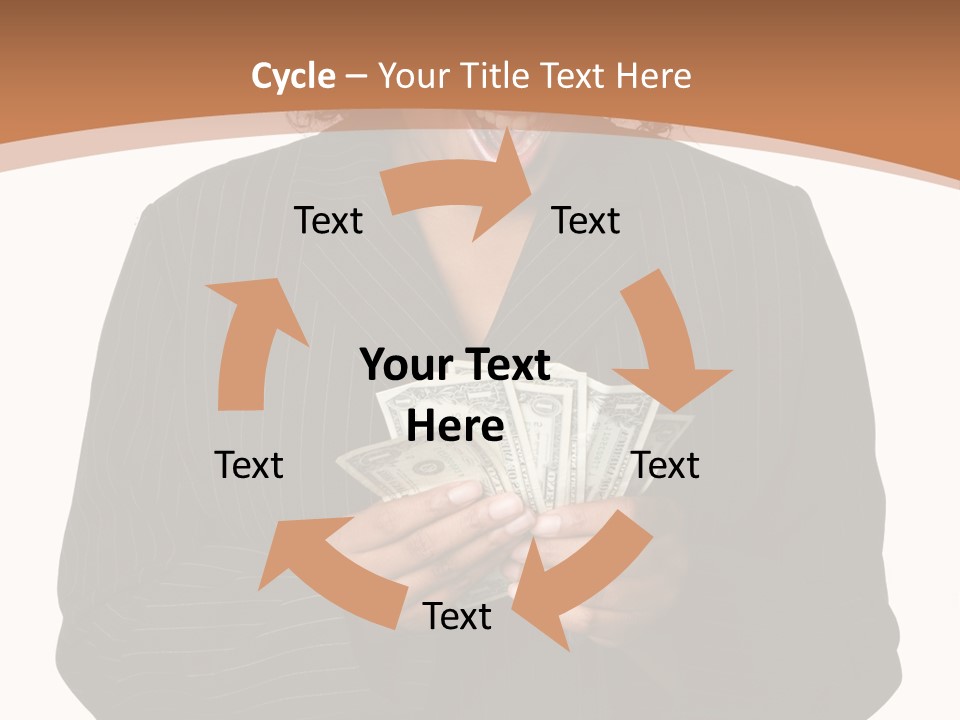 Surprised Pretty American PowerPoint Template