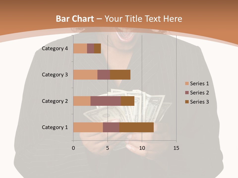 Surprised Pretty American PowerPoint Template