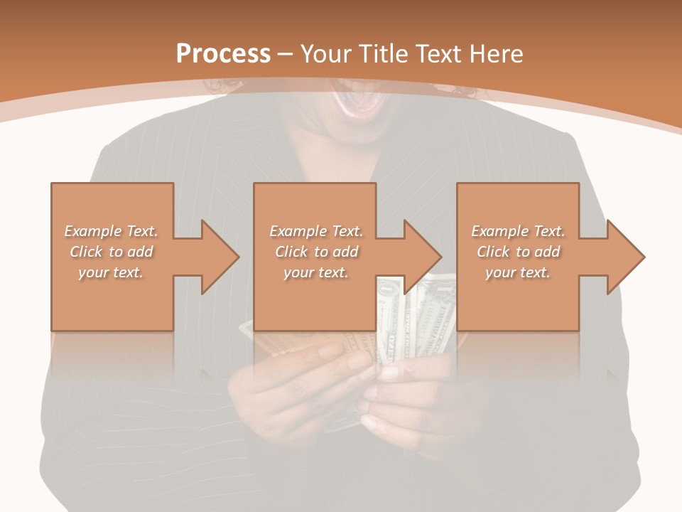 Surprised Pretty American PowerPoint Template