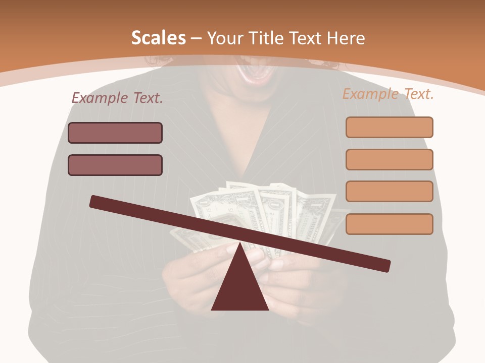 Surprised Pretty American PowerPoint Template