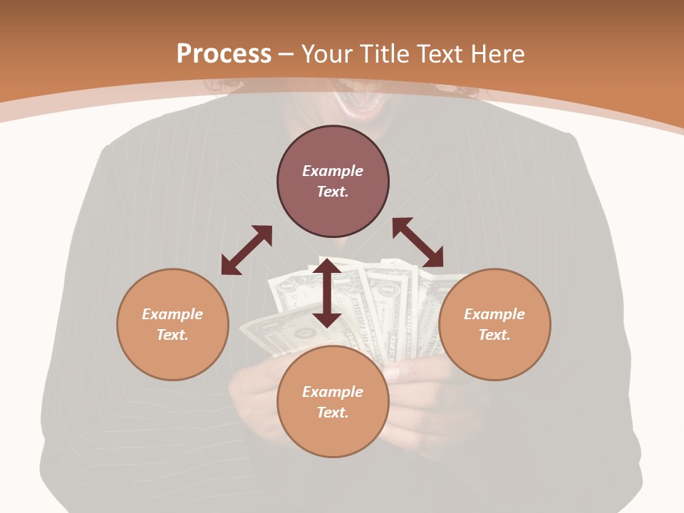 Surprised Pretty American PowerPoint Template